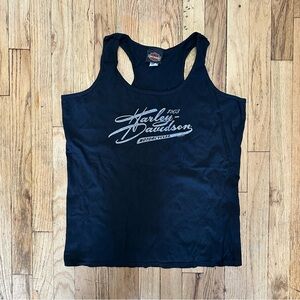 New Women’s Harley-Davidson Black Tank Top Size Large